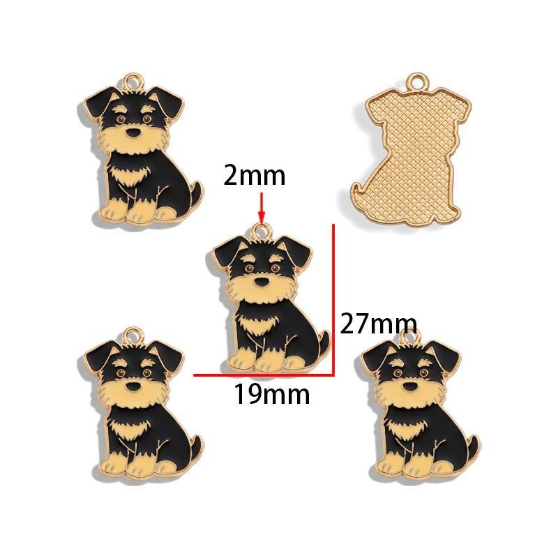 5PCS Cute Poppy Collection Charm For Jewelry Making Findings