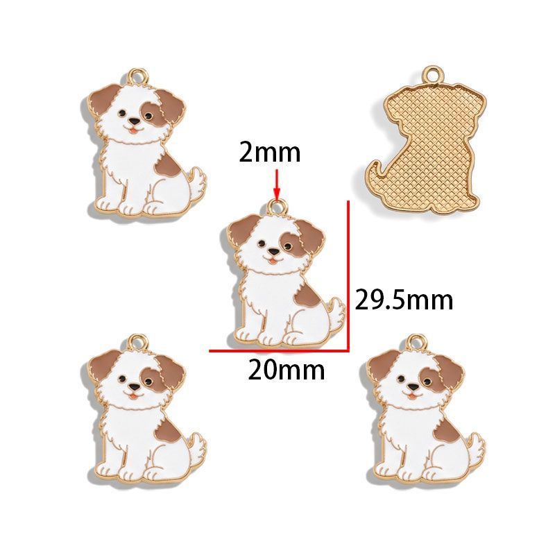 5PCS Cute Poppy Collection Charm For Jewelry Making Findings