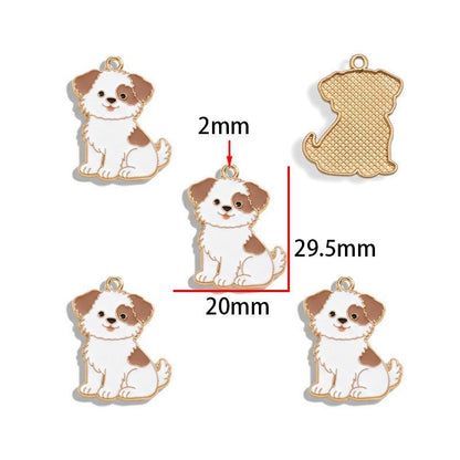 5PCS Cute Poppy Collection Charm For Jewelry Making Findings