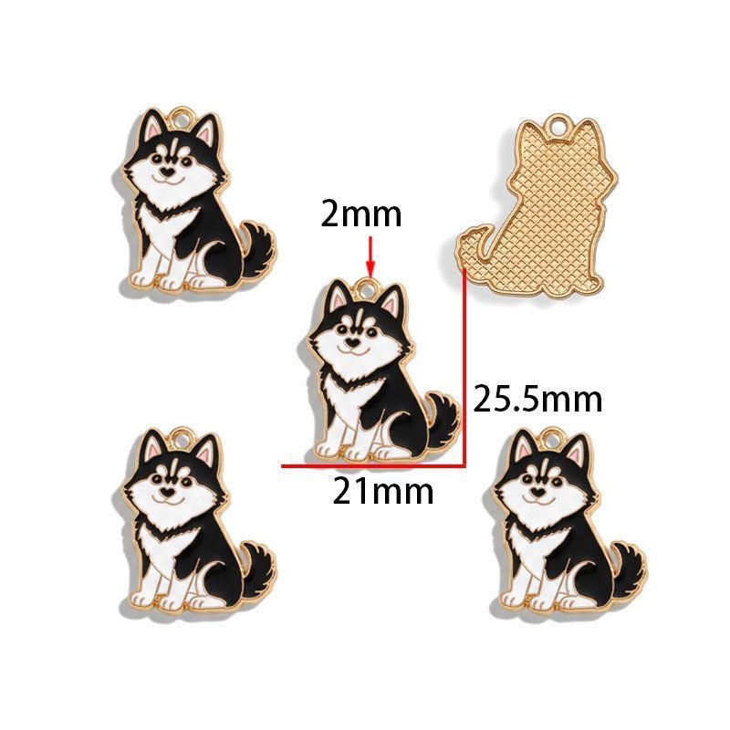 5PCS Cute Poppy Collection Charm For Jewelry Making Findings