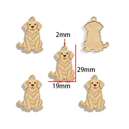5PCS Cute Poppy Collection Charm For Jewelry Making Findings
