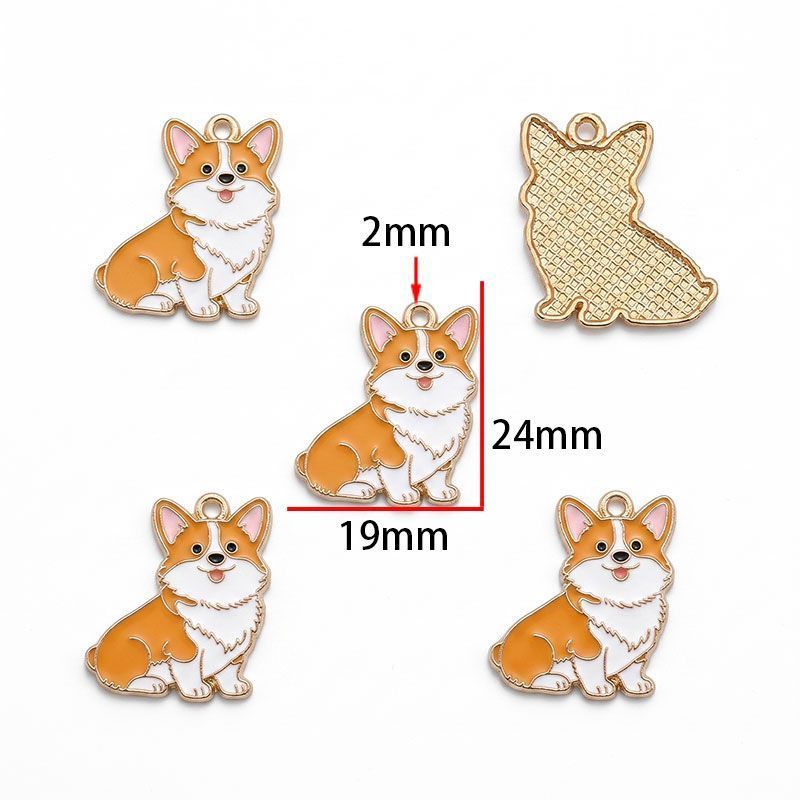 5PCS Cute Poppy Collection Charm For Jewelry Making Findings