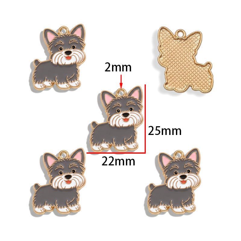 5PCS Cute Poppy Collection Charm For Jewelry Making Findings