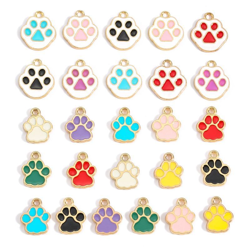 5PCS Poppy Paws Collection Charm For Jewelry Making Findings