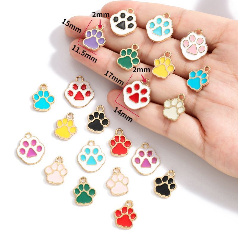 5PCS Poppy Paws Collection Charm For Jewelry Making Findings