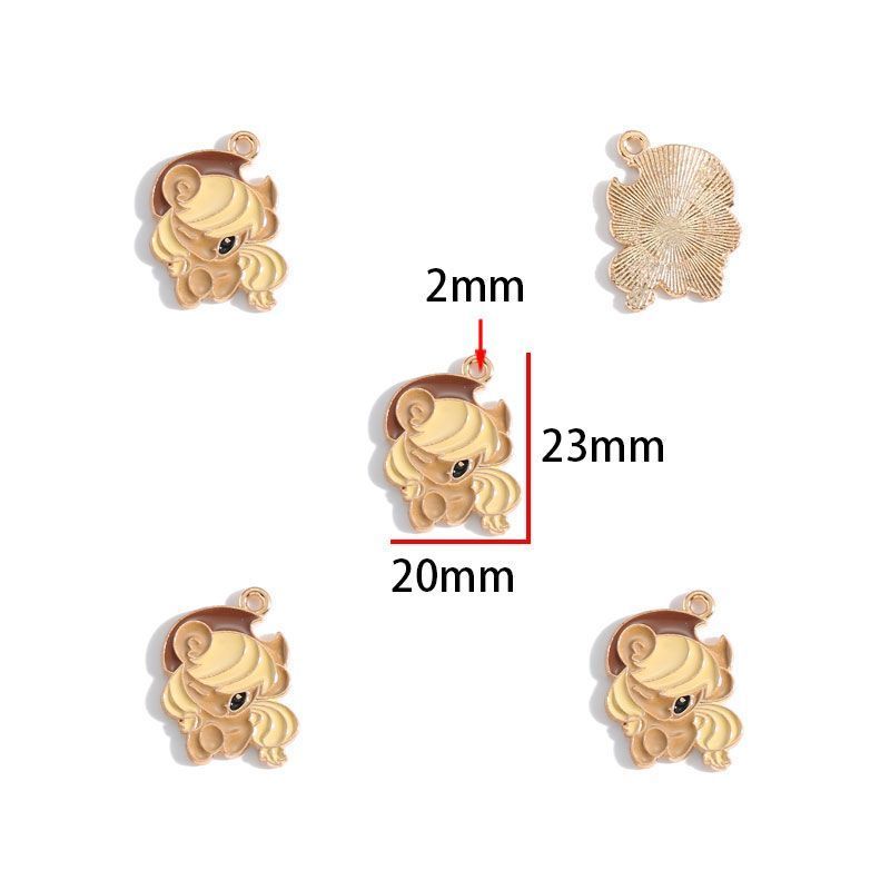 5PCS Unicorn Collection Charm For Jewelry Making Findings