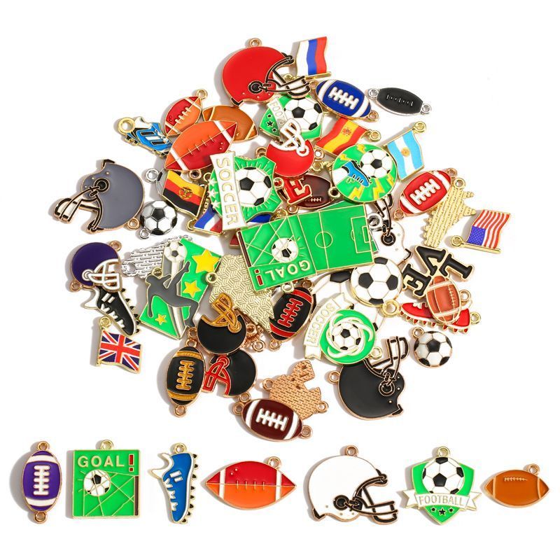1PCS Sports Package Collection Charm For Jewelry Making Findings