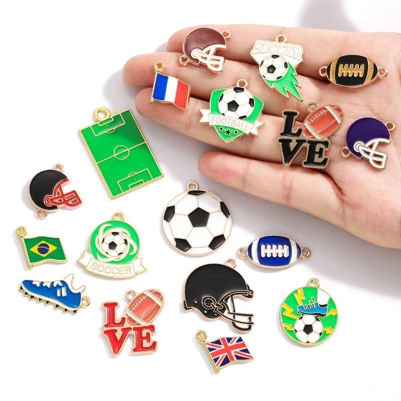1PCS Sports Package Collection Charm For Jewelry Making Findings
