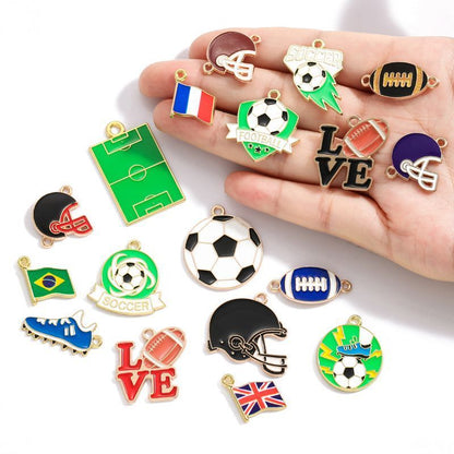 1PCS Sports Package Collection Charm For Jewelry Making Findings