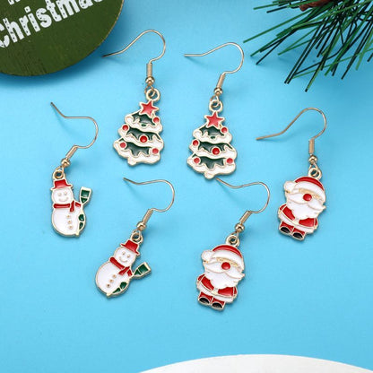 5PCS Christmas Tree Collection Charm For Jewelry Making Findings