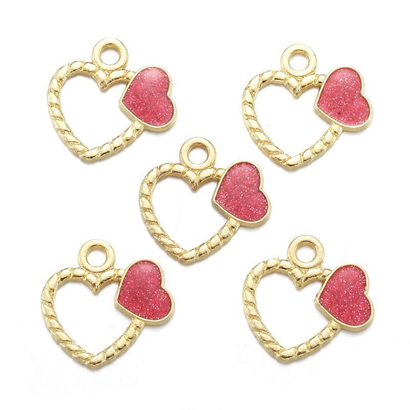 5PCS Valentines Package Collection Charm For Jewelry Making Findings