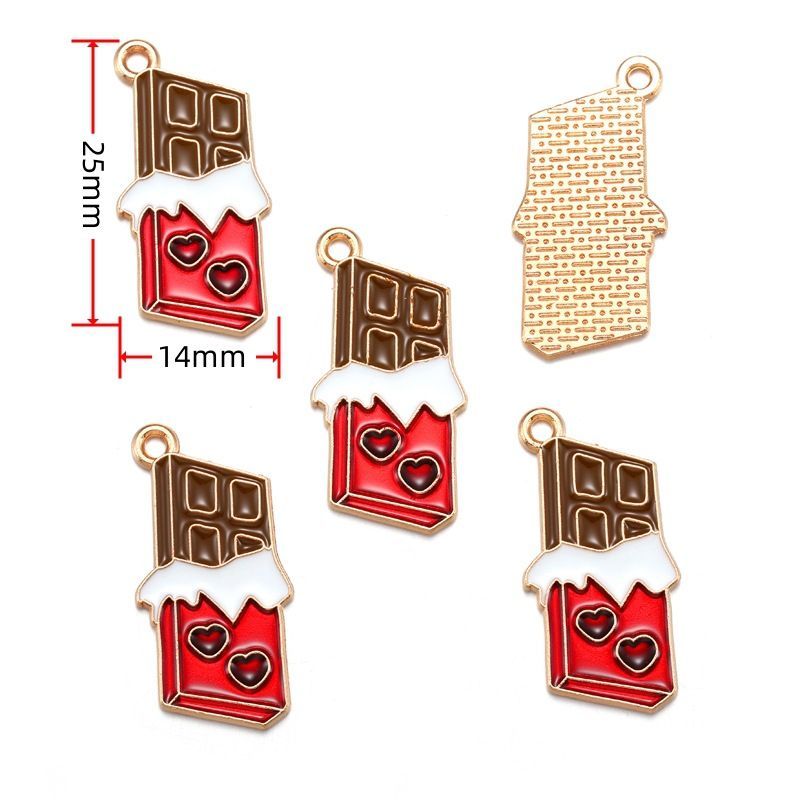 5PCS Valentines Package Collection Charm For Jewelry Making Findings