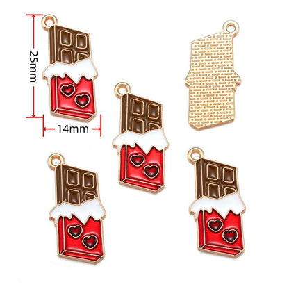 5PCS Valentines Package Collection Charm For Jewelry Making Findings