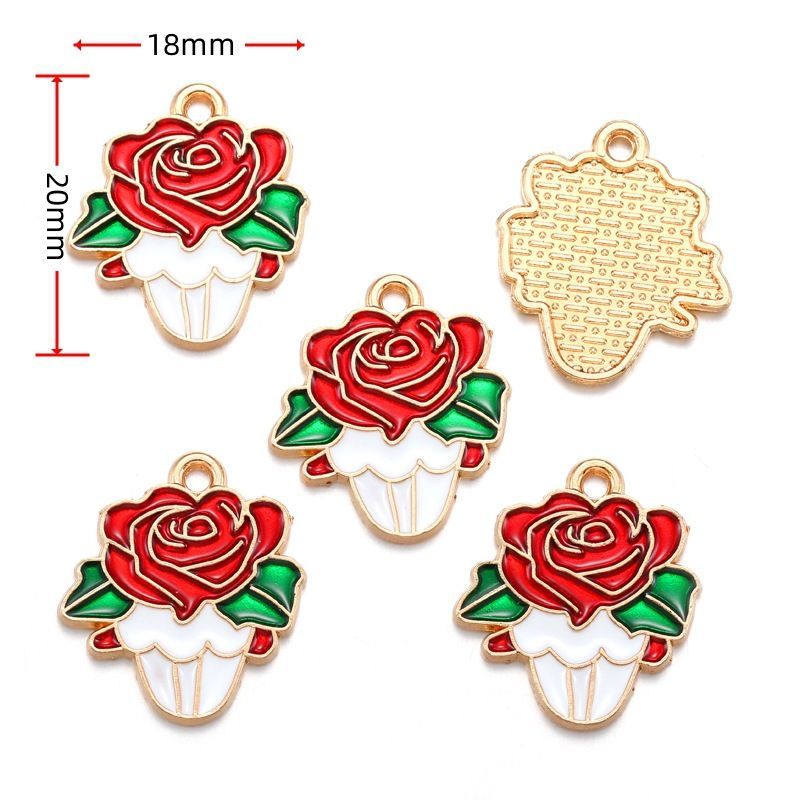 5PCS Valentines Package Collection Charm For Jewelry Making Findings