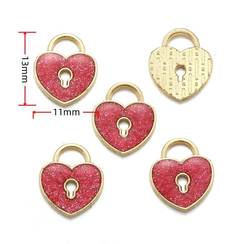 5PCS Valentines Package Collection Charm For Jewelry Making Findings