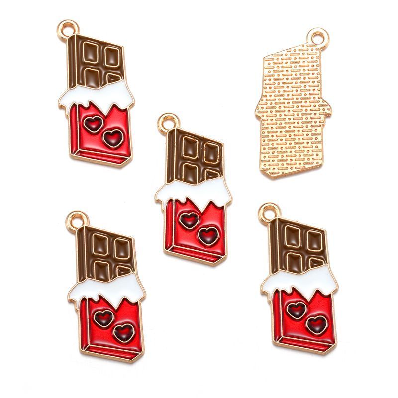 5PCS Valentines Theme Collection Charm For Jewelry Making Findings