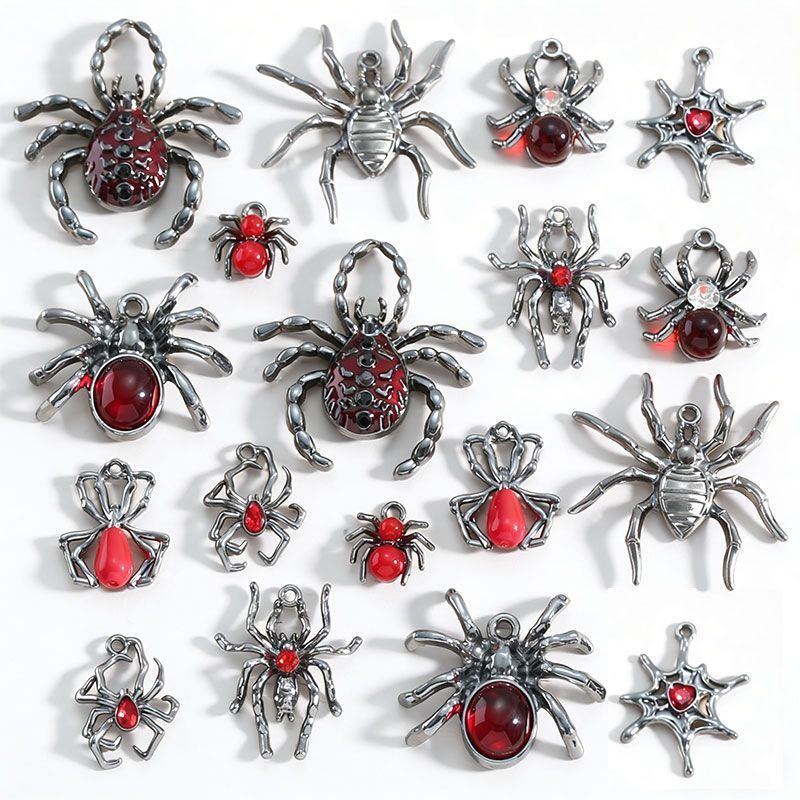 1PCS Spider Collection Charm For Jewelry Making Findings
