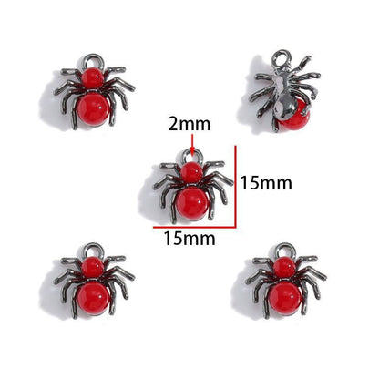 1PCS Spider Collection Charm For Jewelry Making Findings