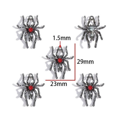 1PCS Spider Collection Charm For Jewelry Making Findings
