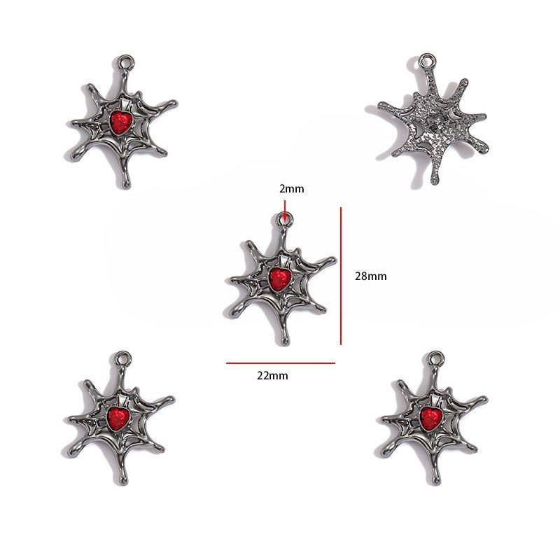 1PCS Spider Collection Charm For Jewelry Making Findings