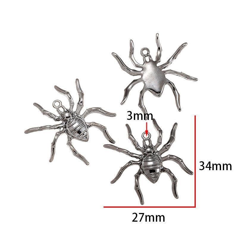 1PCS Spider Collection Charm For Jewelry Making Findings