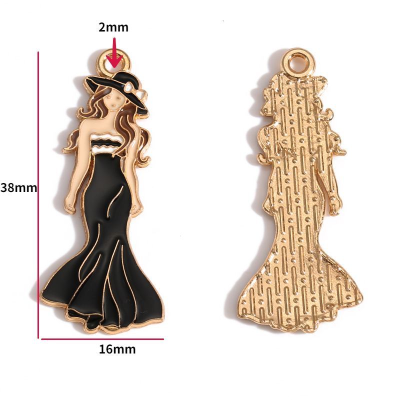 5PCS Chanel Theme Collection Charm For Jewelry Making Findings
