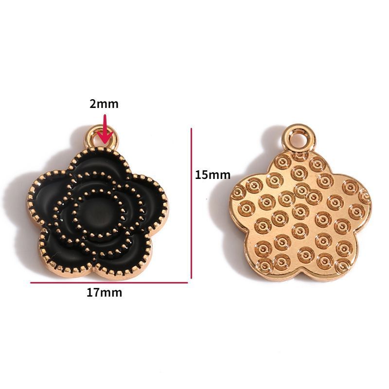 5PCS Chanel Theme Collection Charm For Jewelry Making Findings