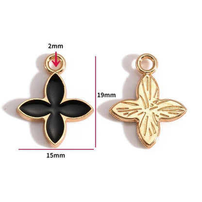 5PCS Chanel Theme Collection Charm For Jewelry Making Findings