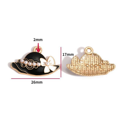 5PCS Chanel Theme Collection Charm For Jewelry Making Findings
