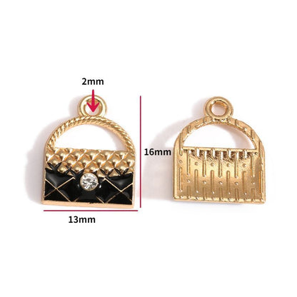 5PCS Chanel Theme Collection Charm For Jewelry Making Findings