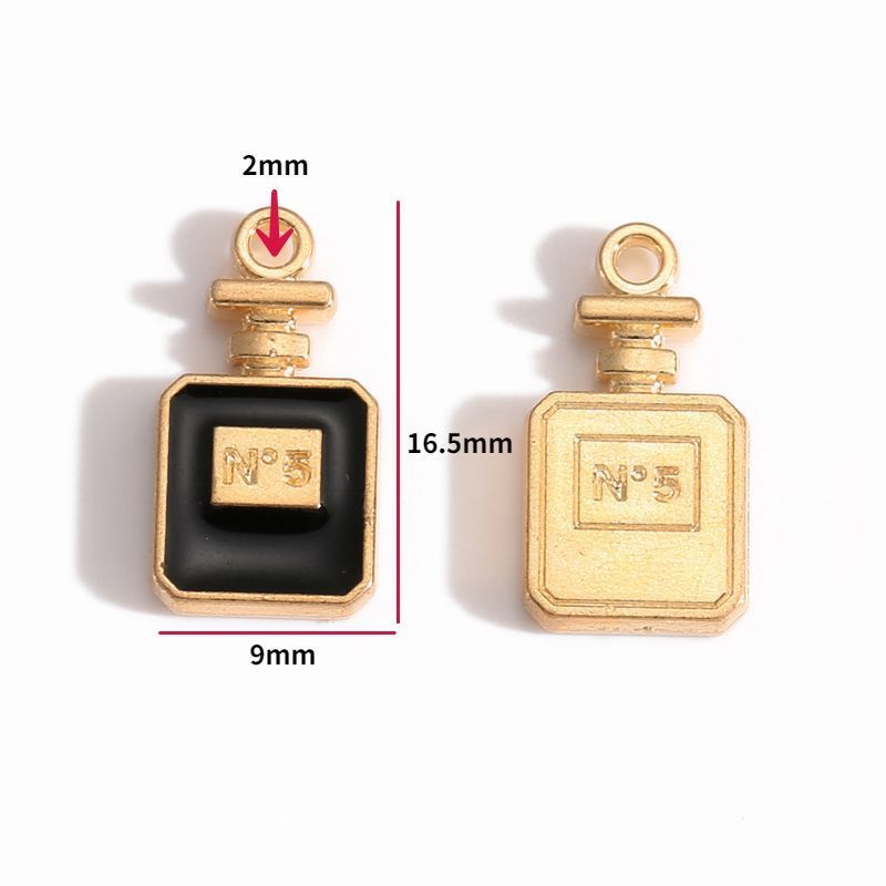 5PCS Chanel Theme Collection Charm For Jewelry Making Findings