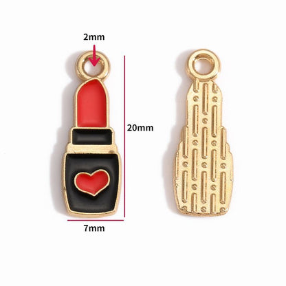 5PCS Chanel Theme Collection Charm For Jewelry Making Findings