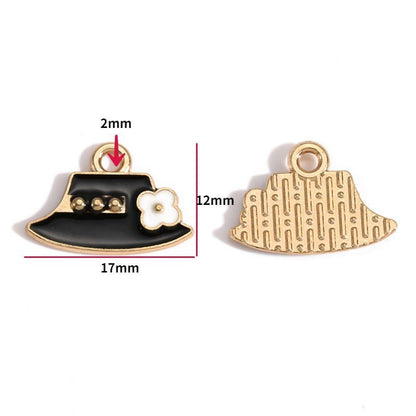 5PCS Chanel Theme Collection Charm For Jewelry Making Findings