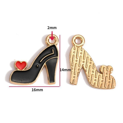 5PCS Chanel Theme Collection Charm For Jewelry Making Findings