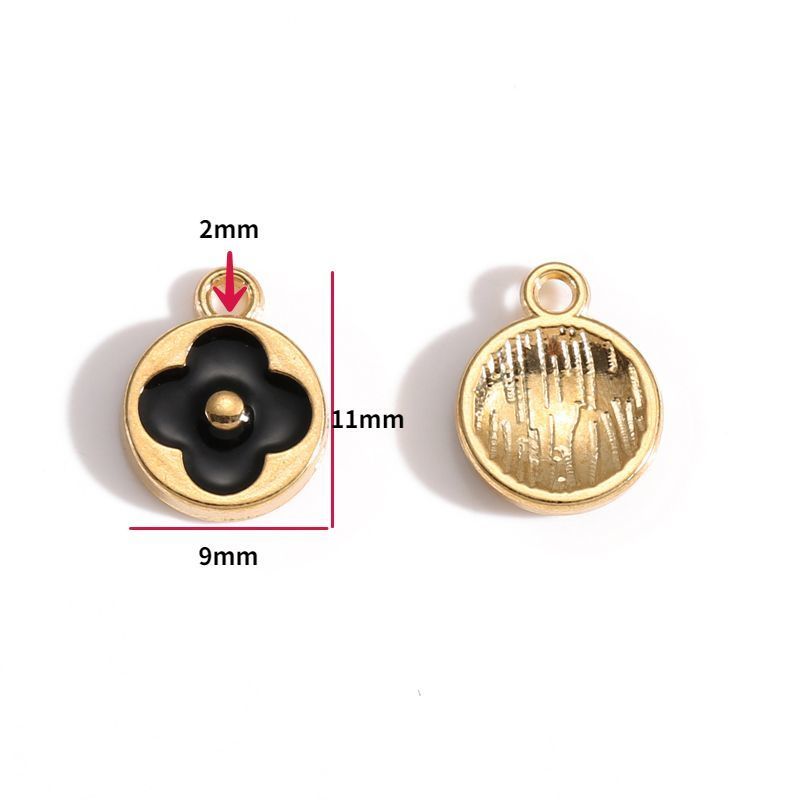 5PCS Chanel Theme Collection Charm For Jewelry Making Findings
