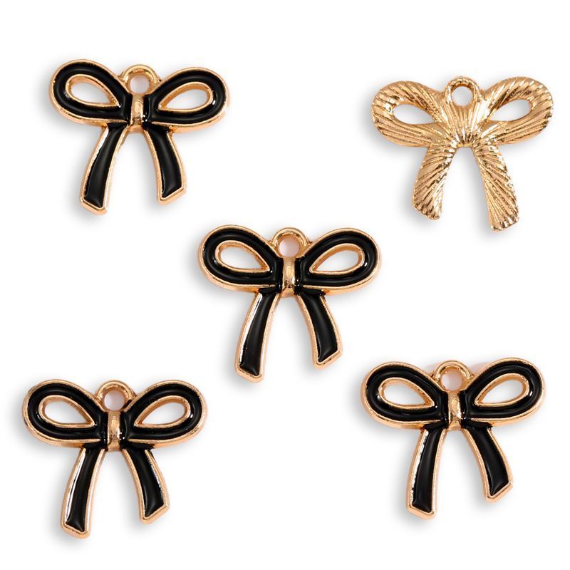 5PCS Chanel Theme Collection Charm For Jewelry Making Findings