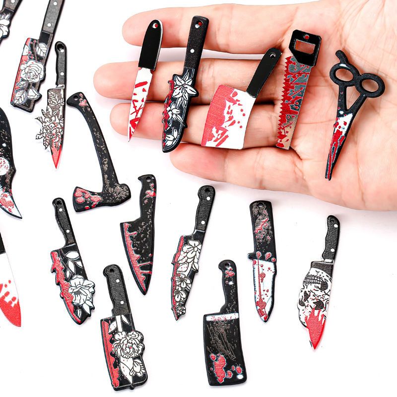 1PCS Knife Theme Collection Charm For Jewelry Making Findings