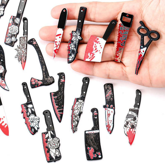 1PCS Knife Theme Collection Charm For Jewelry Making Findings