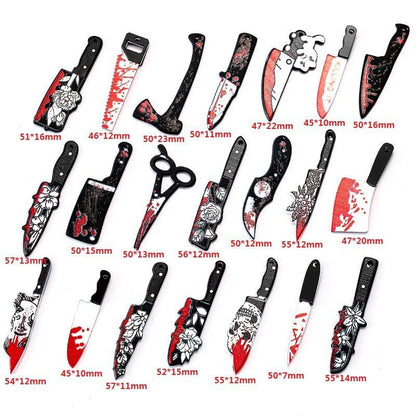 1PCS Knife Theme Collection Charm For Jewelry Making Findings