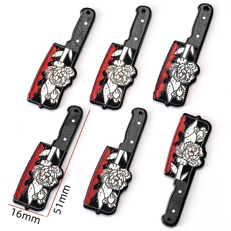 1PCS Knife Theme Collection Charm For Jewelry Making Findings
