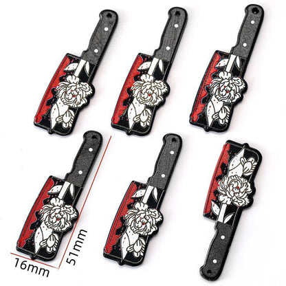 1PCS Knife Theme Collection Charm For Jewelry Making Findings