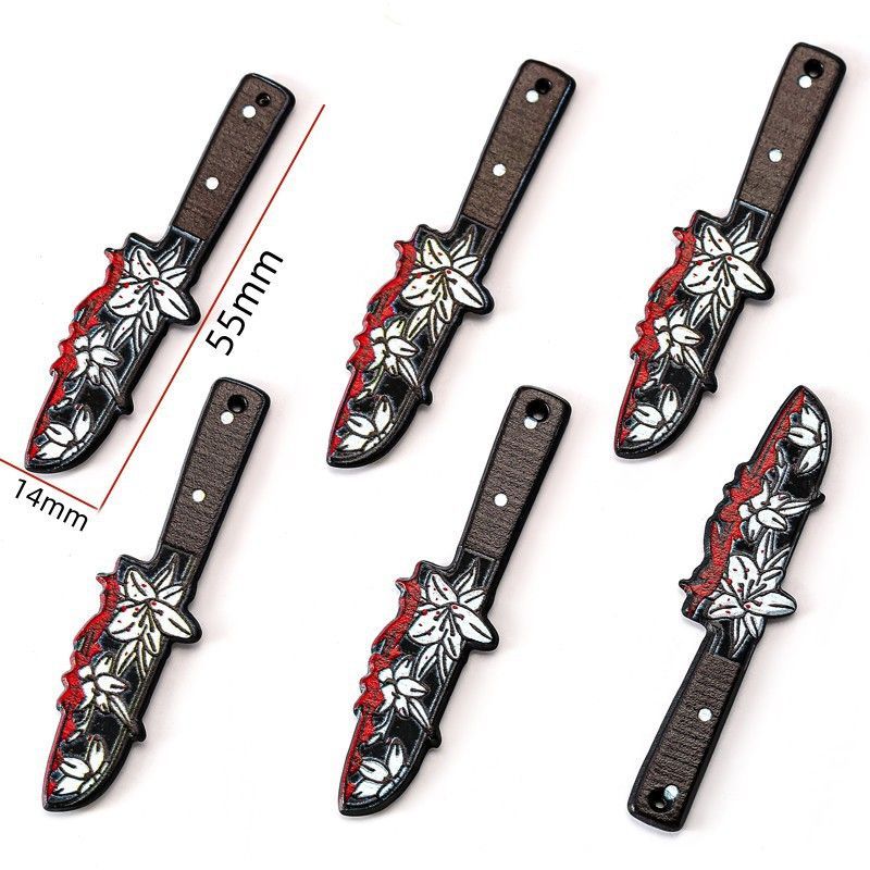 1PCS Knife Theme Collection Charm For Jewelry Making Findings