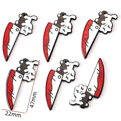 1PCS Knife Theme Collection Charm For Jewelry Making Findings