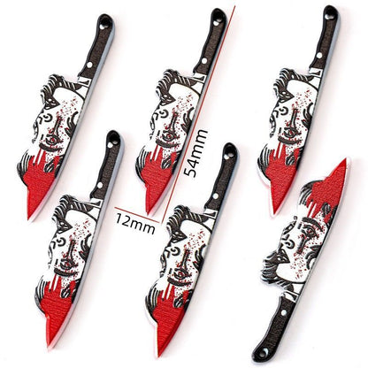 1PCS Knife Theme Collection Charm For Jewelry Making Findings