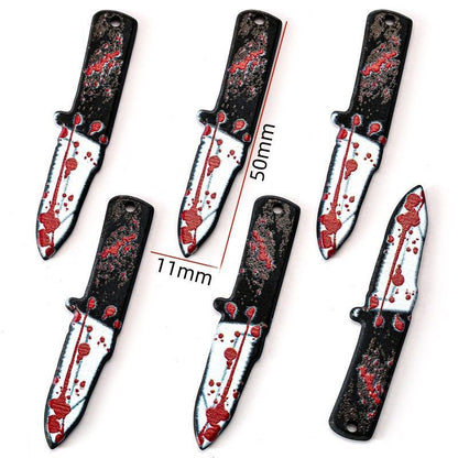 1PCS Knife Theme Collection Charm For Jewelry Making Findings