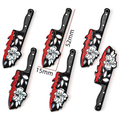 1PCS Knife Theme Collection Charm For Jewelry Making Findings