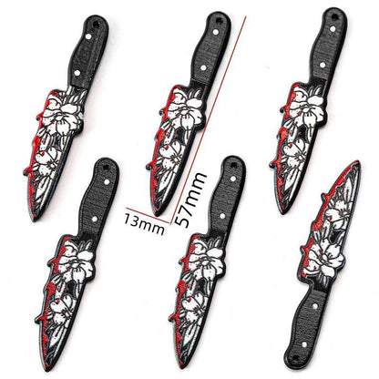 1PCS Knife Theme Collection Charm For Jewelry Making Findings