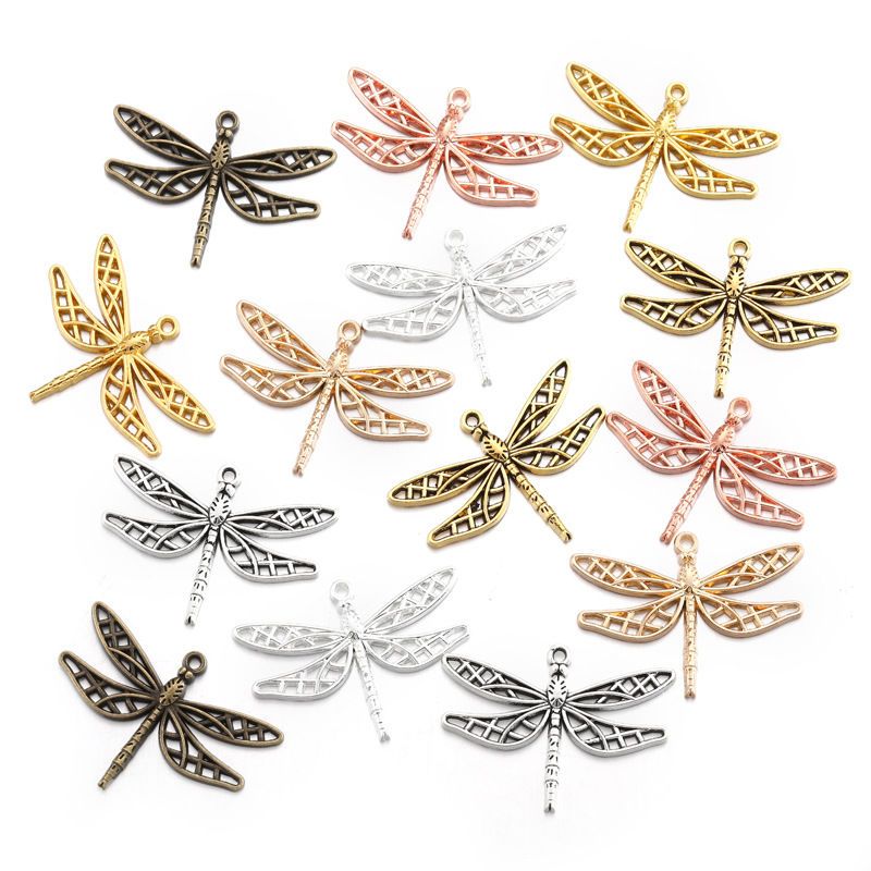 1 PCS Dragonfly Jewelry Making Findings Charm 25x35mm