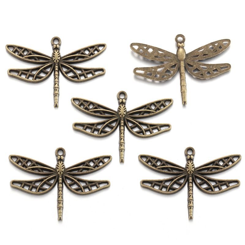 1 PCS Dragonfly Jewelry Making Findings Charm 25x35mm