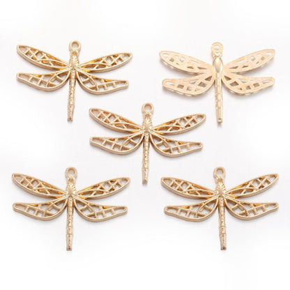 1 PCS Dragonfly Jewelry Making Findings Charm 25x35mm